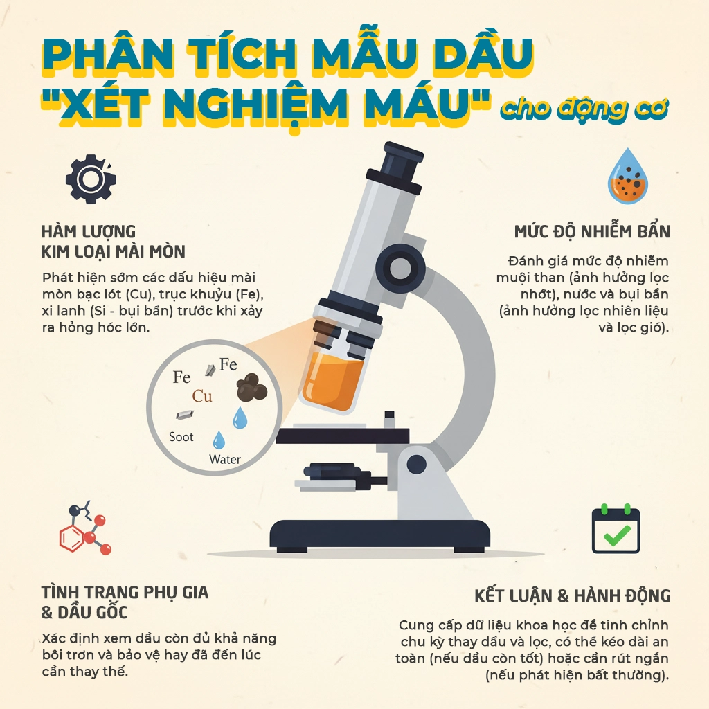 khi nào nên thay lọc nhớt, lọc nhiên liệu