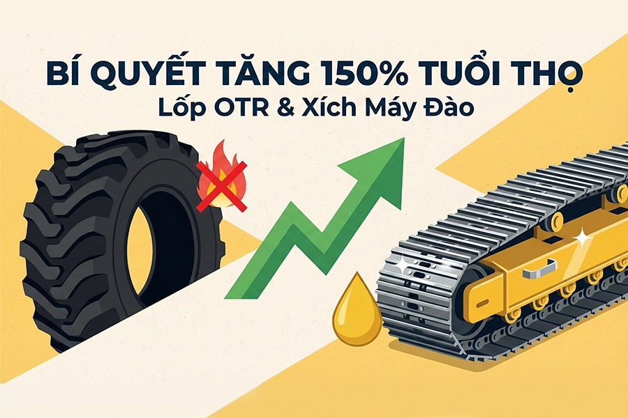 tuổi thọ lốp xích