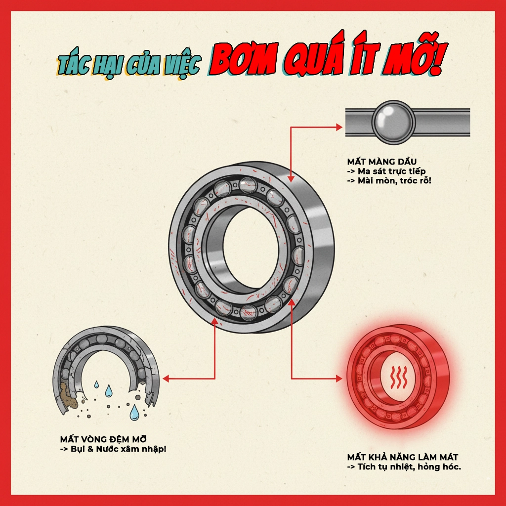 dùng quá nhiều hay ít mỡ