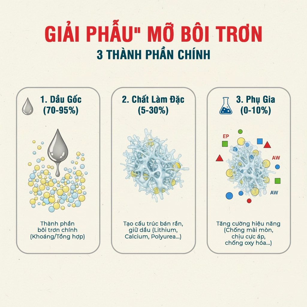 cẩm nang về dầu nhớt mỡ