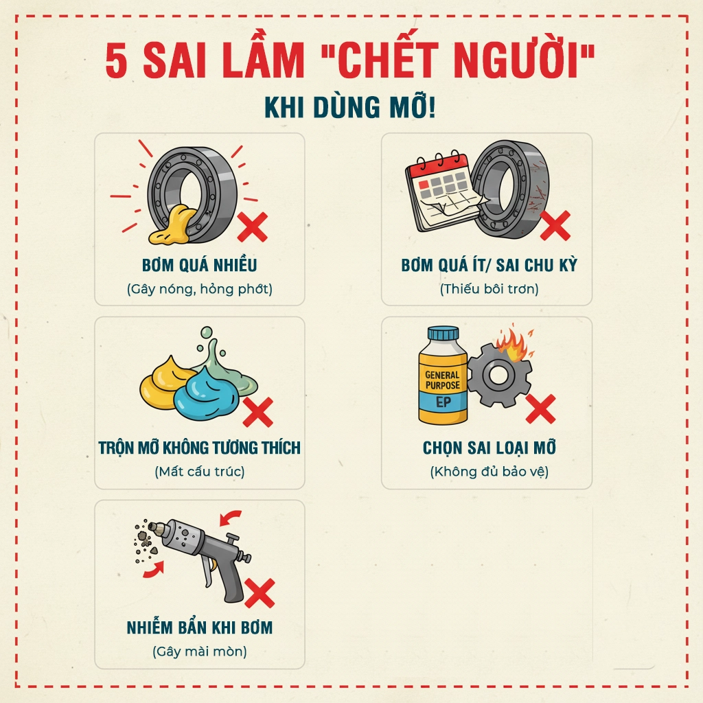 cẩm nang về dầu nhớt mỡ