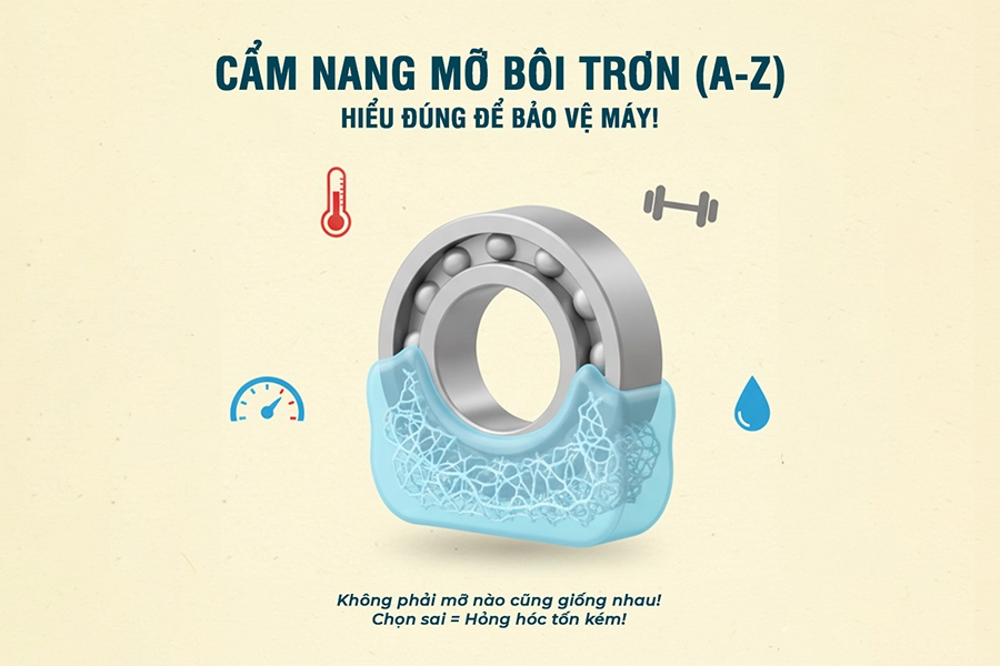 CẨM NANG MỠ BÔI TRƠN (A-Z): PHÂN LOẠI, LỰA CHỌN & CÁC SAI LẦM "CHẾT NGƯỜI" CẦN TRÁNH CẨM NANG MỠ BÔI TRƠN (A-Z): PHÂN LOẠI, LỰA CHỌN & CÁC SAI LẦM "CHẾT NGƯỜI" CẦN TRÁNH
