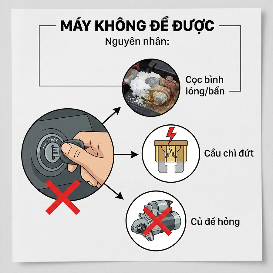 chẩn đoán lỗi hệ thống điện