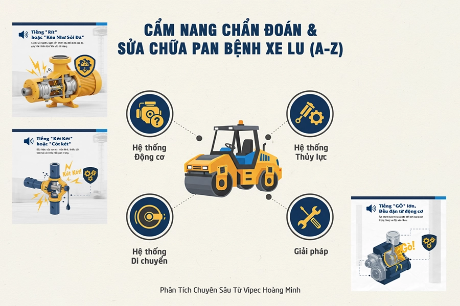 CẨM NAN CHẨN ĐOÁN VÀ SỬA CHỮA PAN BỆNH XE LU