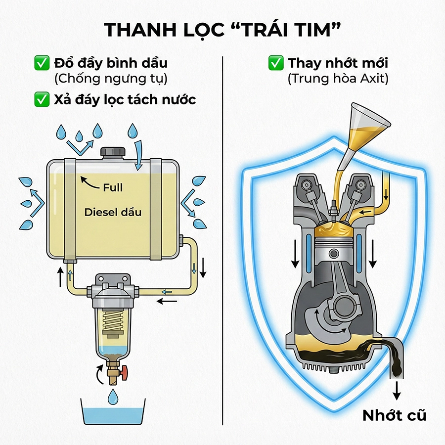 checklist bảo dưỡng toàn diện cuối năm