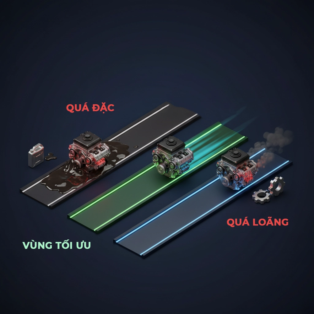 chọn đúng độ nhớt dầu thủy lực