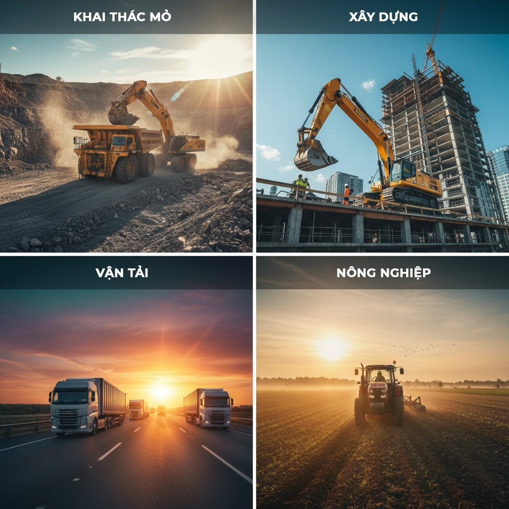dầu tổng hợp và dầu gốc khoáng