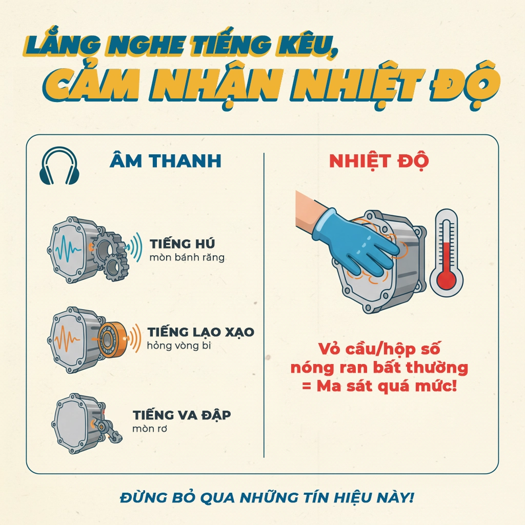 dấu hiệu nhận biết dầu hộp số cần thay thế