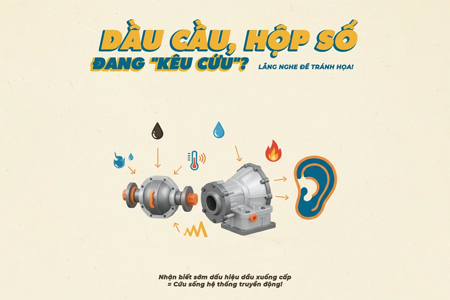 dấu hiệu nhận biết dầu hộp số cần thay thế