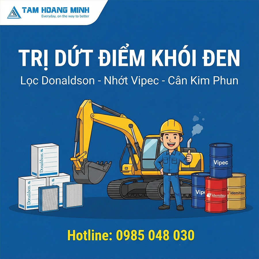 động cơ diesel ra khói đen