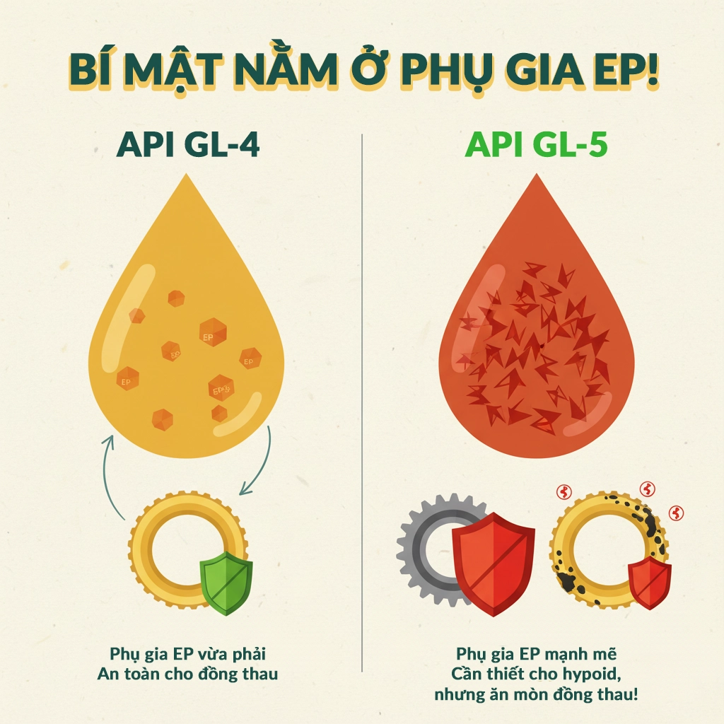 giải mã API GL-4 và GL-5