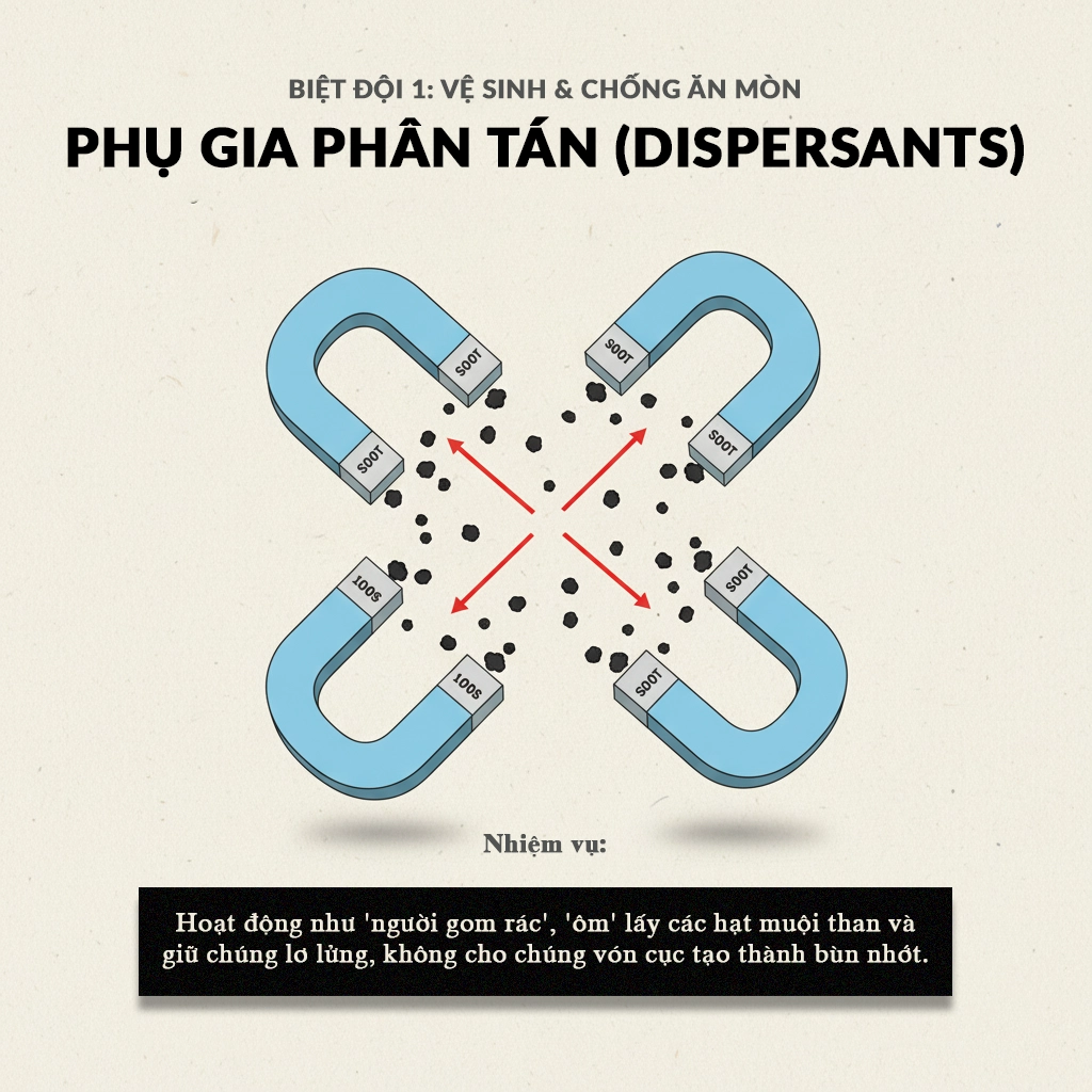 hệ phụ gia dầu nhớt