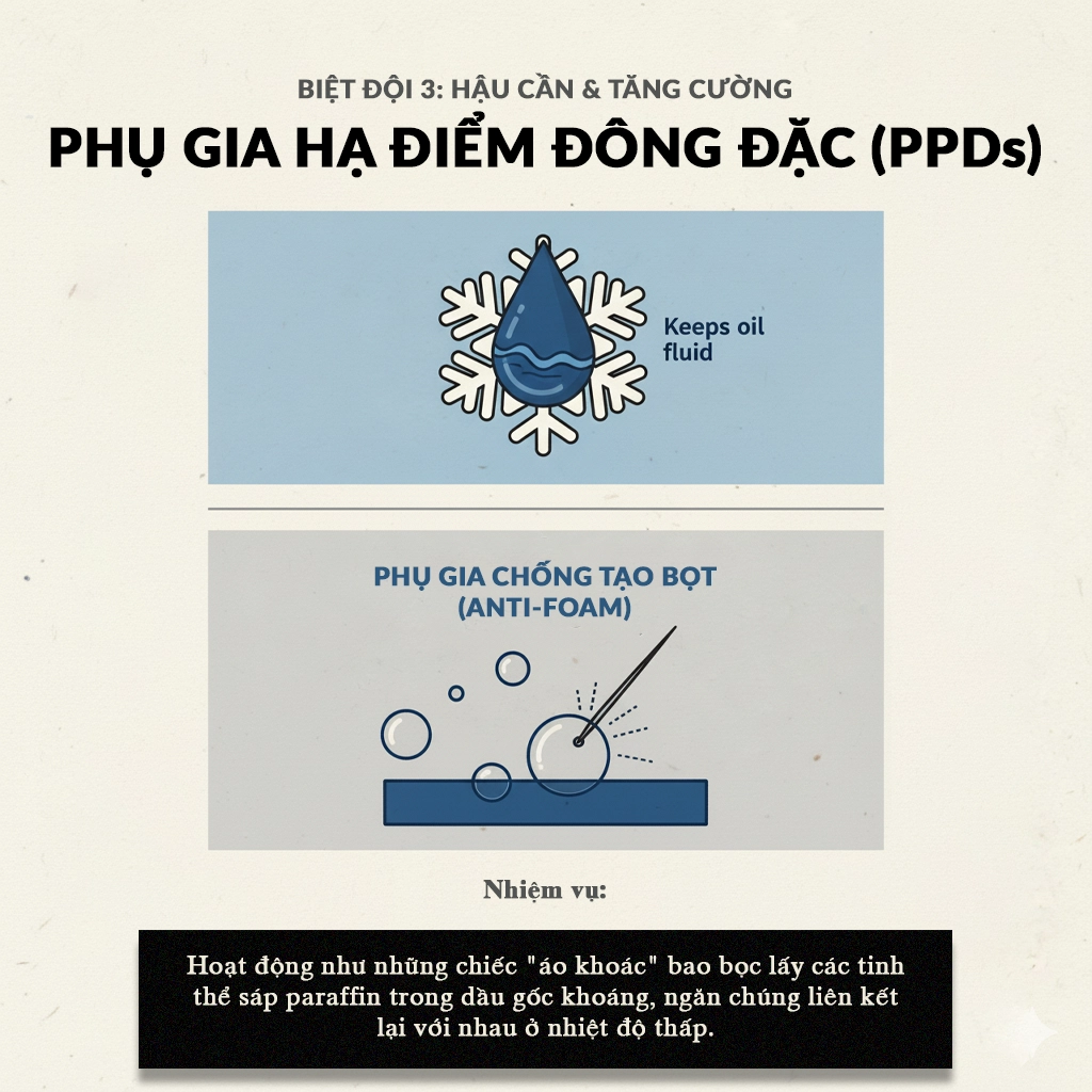 hệ phụ gia dầu nhớt