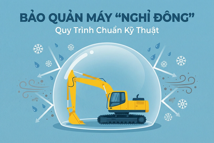HƯỚNG DẪN CHUẨN BỊ MÁY MÓC "NGHỈ ĐÔNG" HOẶC DỪNG HOẠT ĐỘNG LÂU NGÀY: QUY TRÌNH BẢO QUẢN CHUẨN KỸ THUẬT