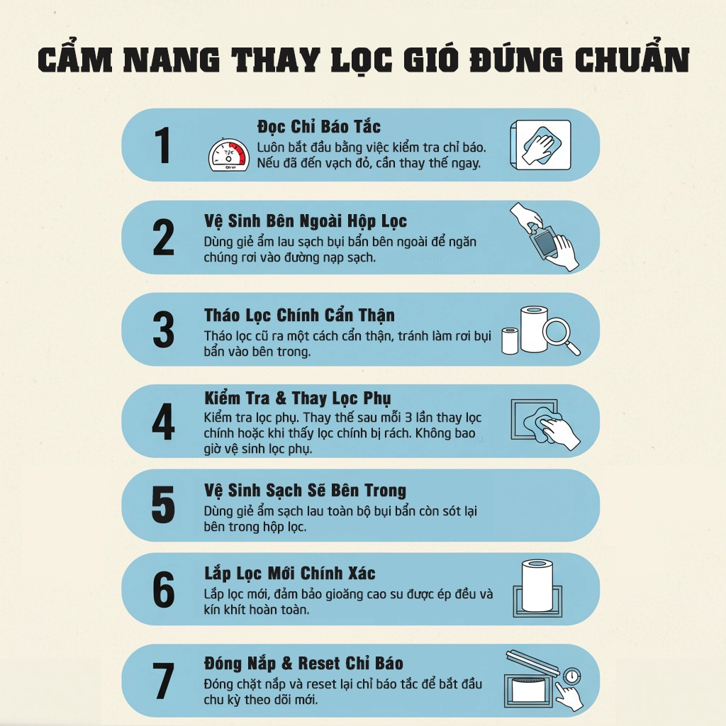 lọc gió bẩn