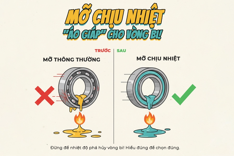 mỡ chịu nhiệt