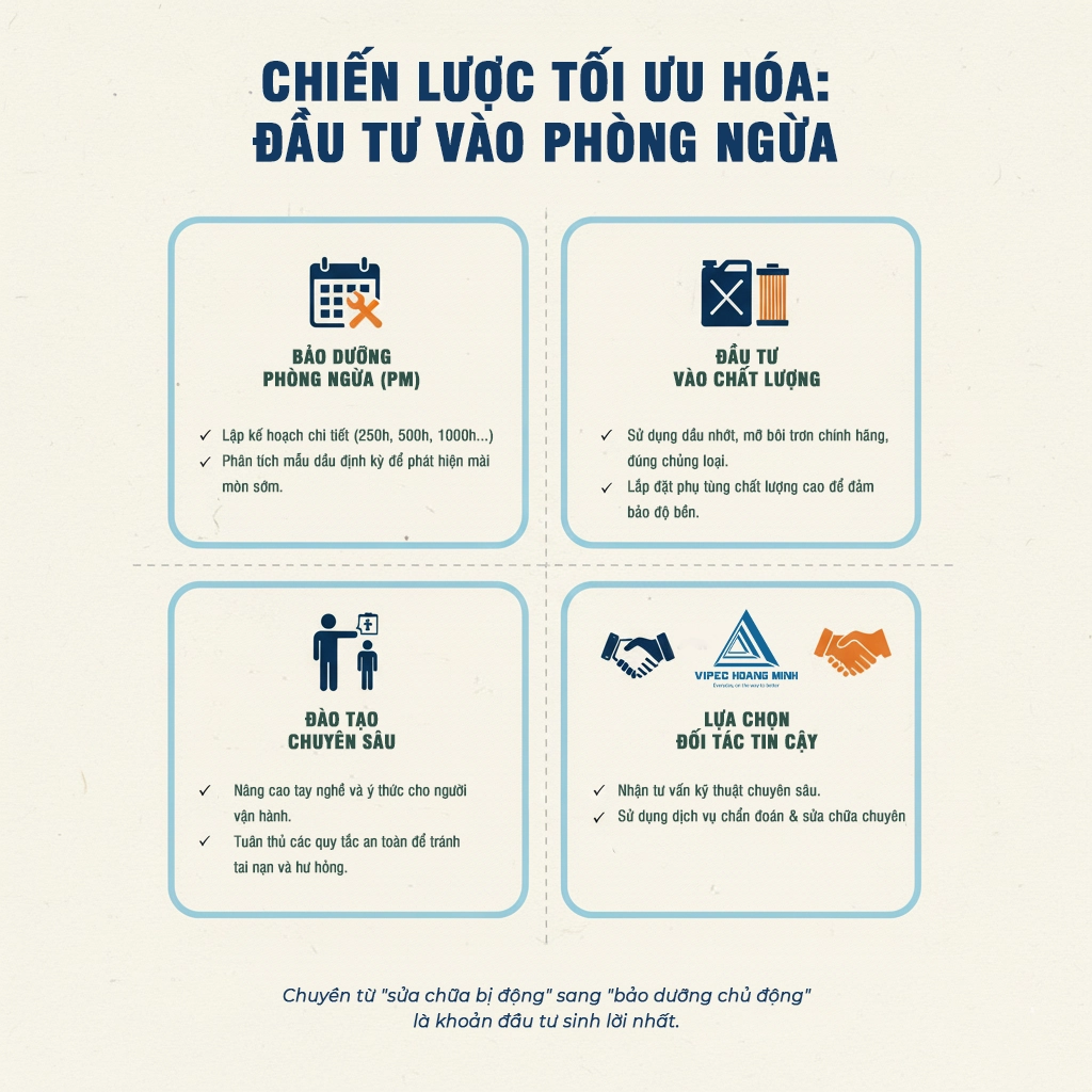 phân tích chi phí sửa xe lu