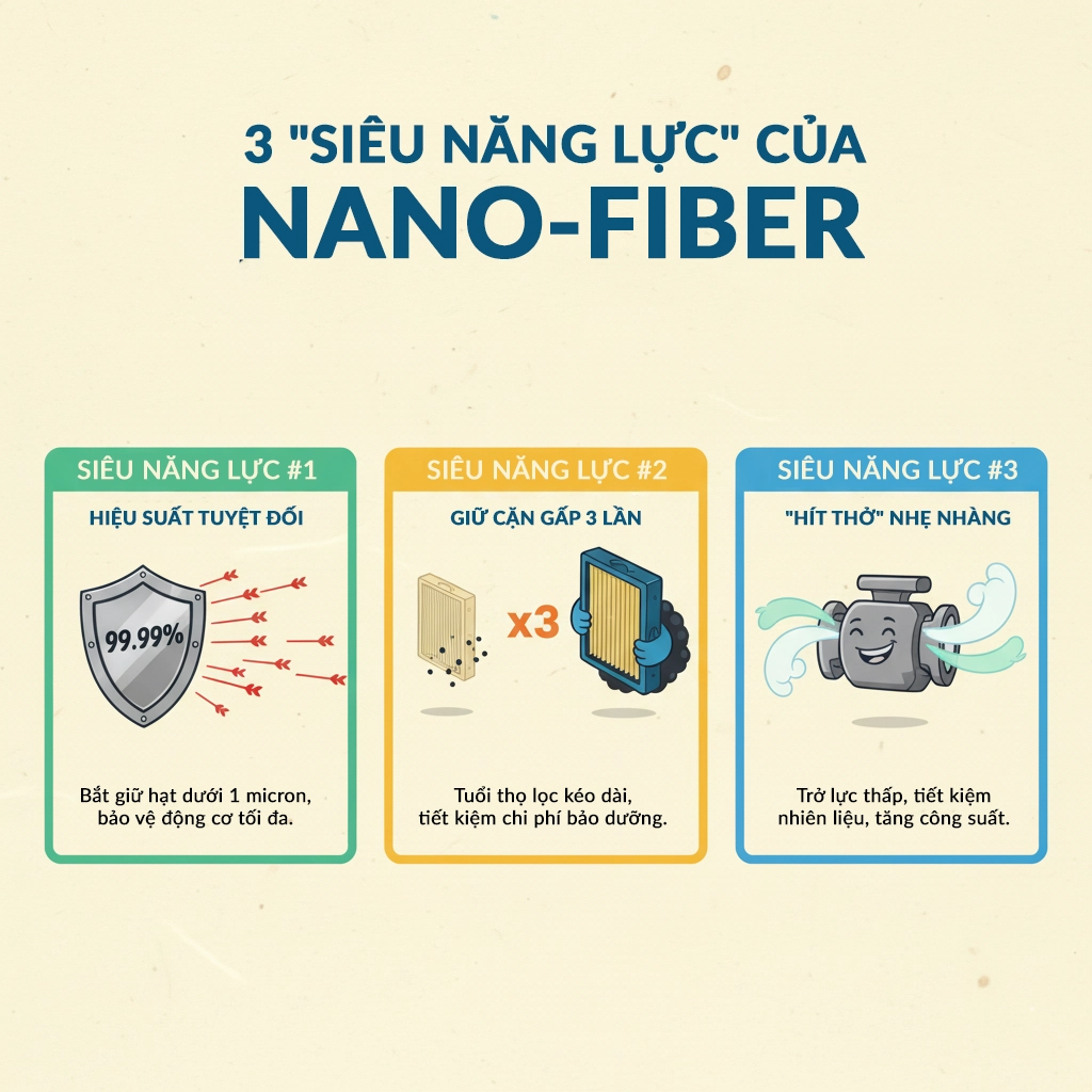 Công nghệ lọc Nano-fiber