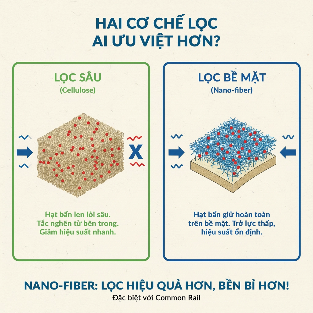Công nghệ lọc Nano-fiber