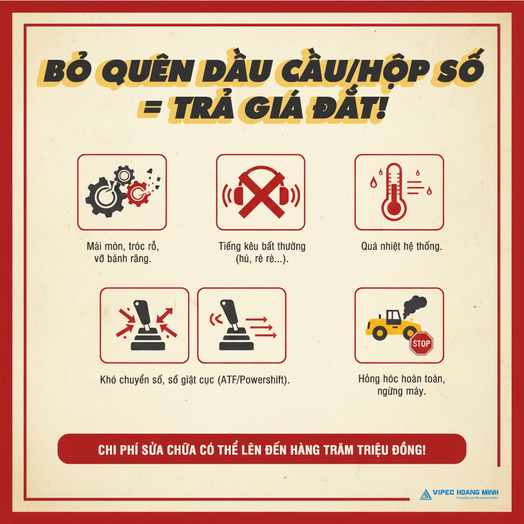 dầu cầu và dầu hộp số