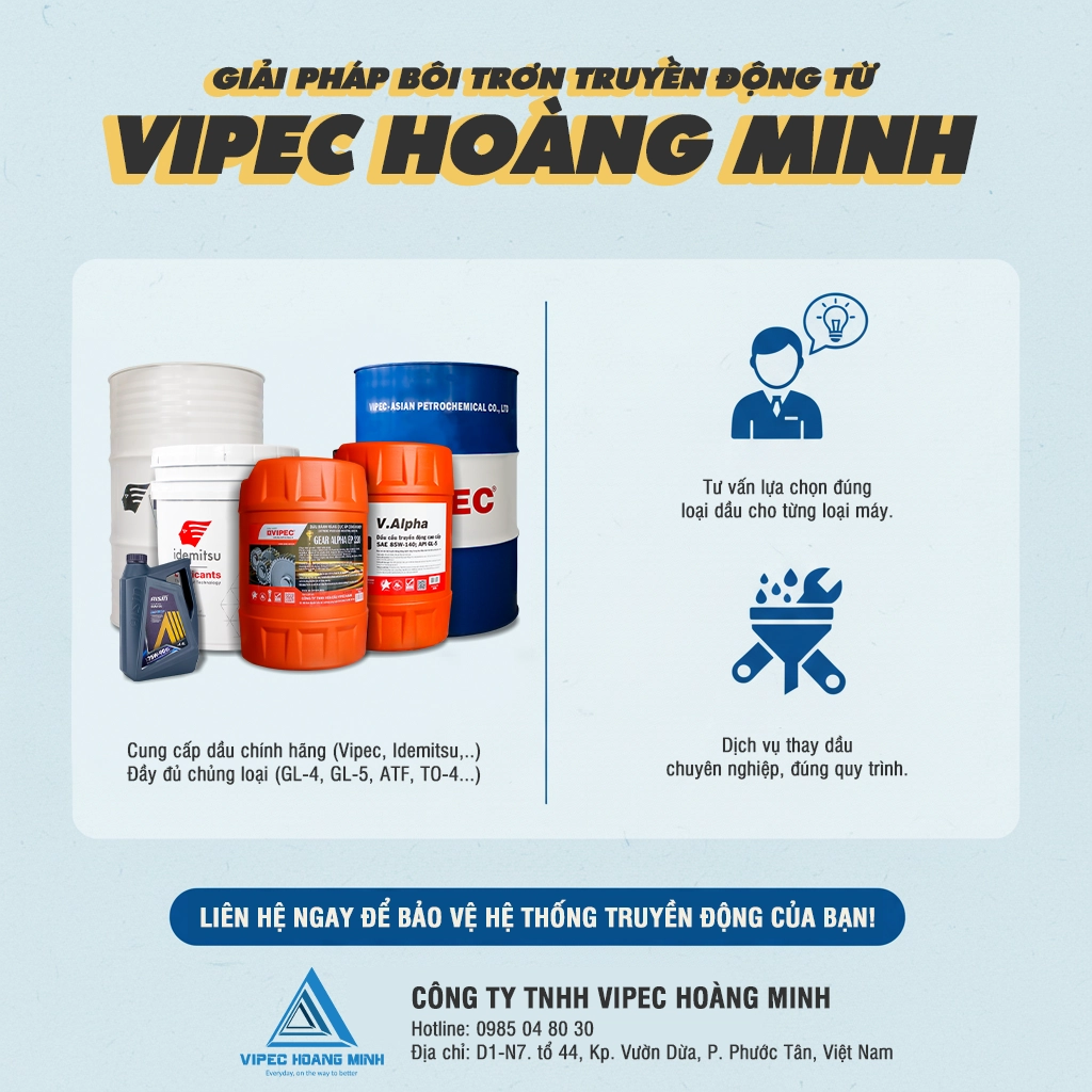 dầu cầu và dầu hộp số