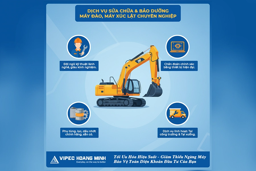 DỊCH VỤ SỬA CHỮA & BẢO DƯỠNG ĐỊNH KỲ MÁY ĐÀO, MÁY XÚC LẬT CHUYÊN NGHIỆP DỊCH VỤ SỬA CHỮA & BẢO DƯỠNG ĐỊNH KỲ MÁY ĐÀO, MÁY XÚC LẬT CHUYÊN NGHIỆP